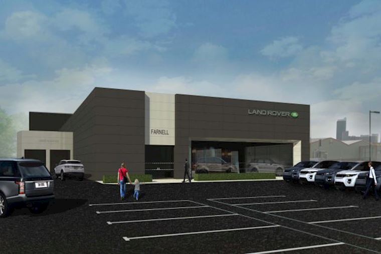 Caddick Construction drives forward with new Jaguar Land Rover showroom contract 
